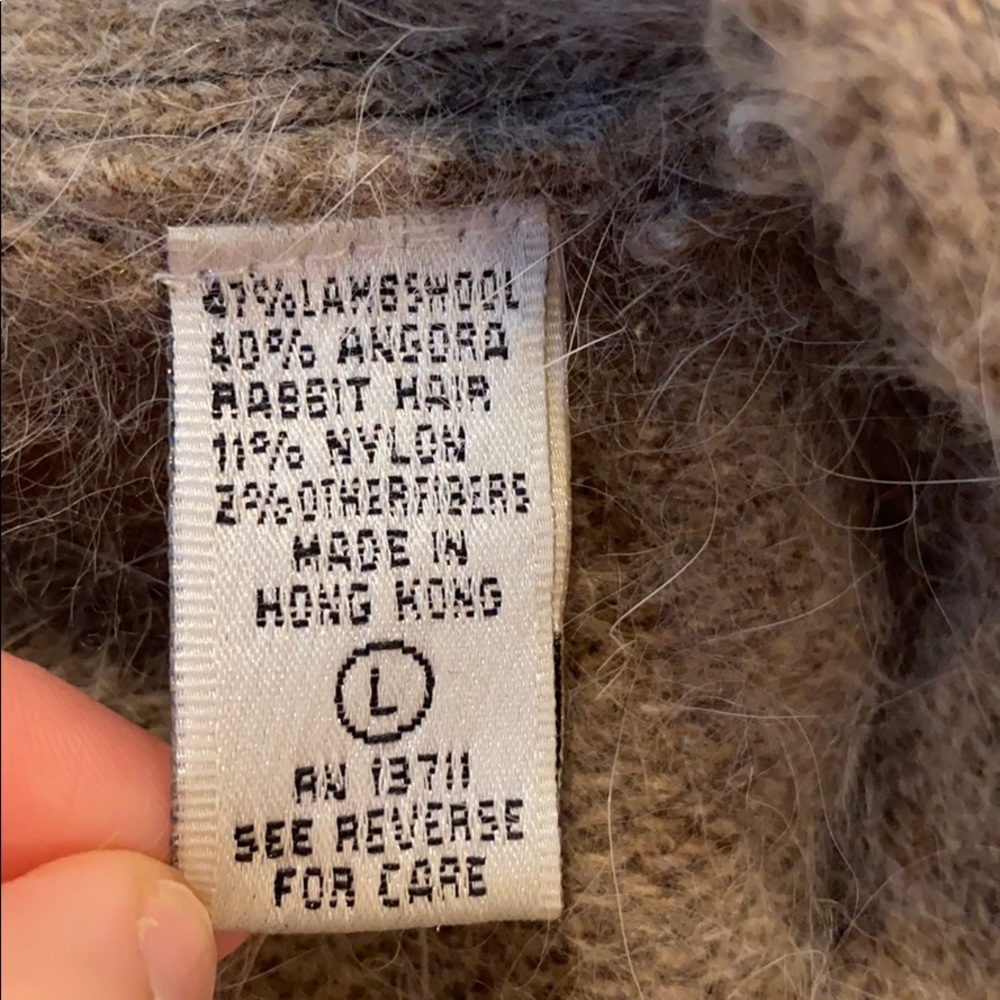 Wool Checkered Button Up Sweater - image 6